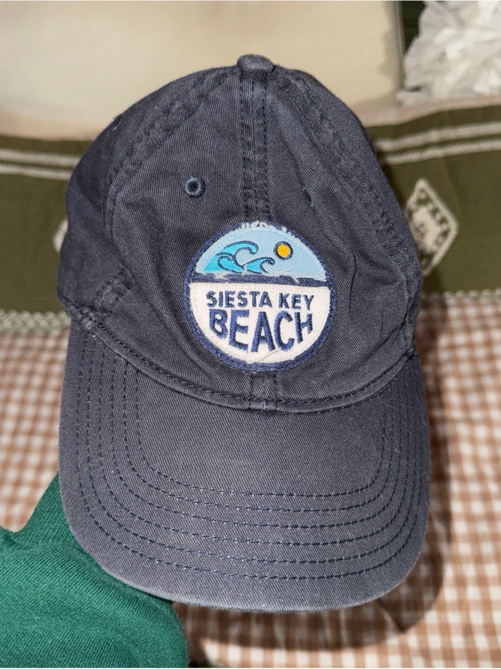Siesta Key Beach Navy Baseball Cap